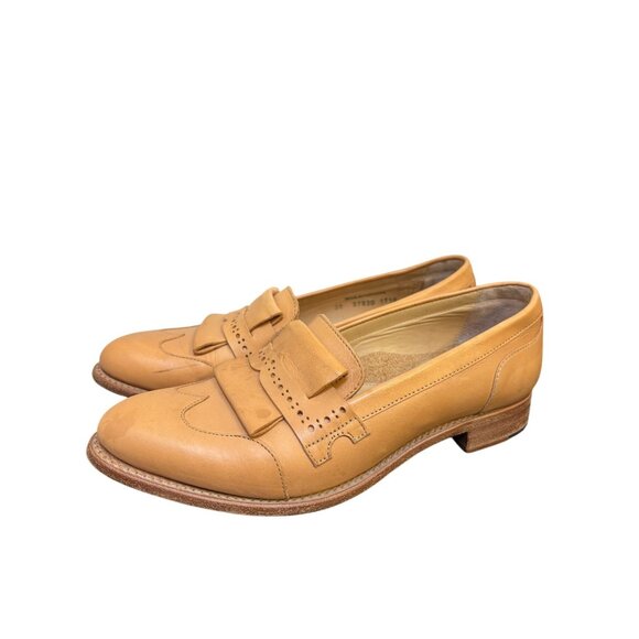 The Office Of Angela Scott Loafers Leather 7.5 - Picture 1 of 9